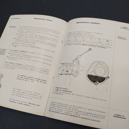 Libretto uso e manutenzione Alfa Romeo Nuova Super 1300-1600, 1974. Polvere
