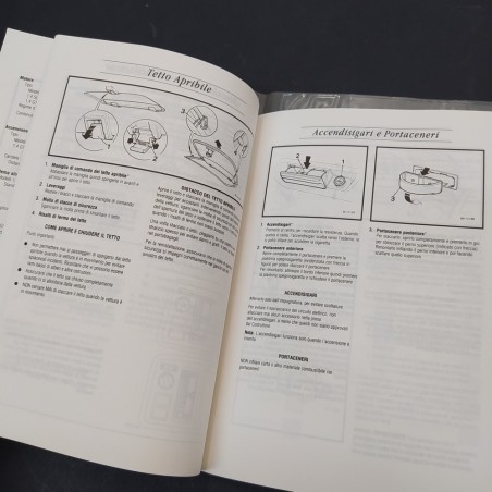 Manuale d'istruzioni auto Rover 100 series 111 e 114 con portadocumenti, 1990