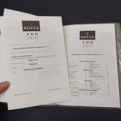 Rover 100 Manuale d'istruzioni mod. 111 e 114 con portadocumenti, 1991 2