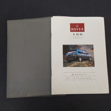 Rover 100 Manuale d'istruzioni con portadocumenti, mod. 111 e 114, 1991