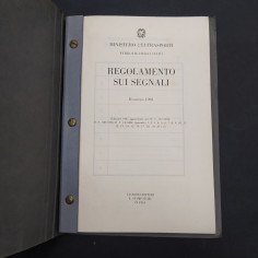 Libro Regolamenti sui segnali, Ministero dei trasporti, ristampa 1982 2