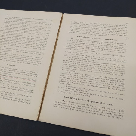 Libro Oli minerali e carburanti, legislazione e norme di sicurezza, Pirola 1952