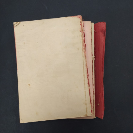 Libro Norme dell'automobile, ANFIA, 1940. Rilegatura a filo in parte scucita