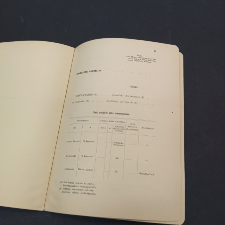 Libro Istruzione per l'uso ed il minuto mantenimento degli immobili militari '53