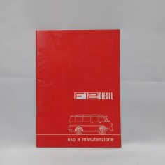 Libretto uso e manutenzione furgone F12 diesel Alfa Romeo 1977. Buono