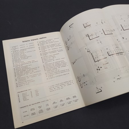 Libretto uso e manutenzione furgone F12 diesel Alfa Romeo 1977. Buono