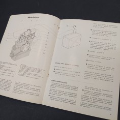 Libretto uso e manutenzione auto Alfa Romeo F12 diesel, 1973. Buono 2