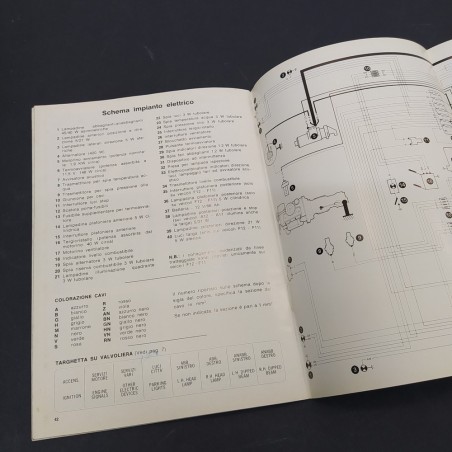 Libretto uso e manutenzione auto Alfa Romeo F12 diesel, 1973. Buono