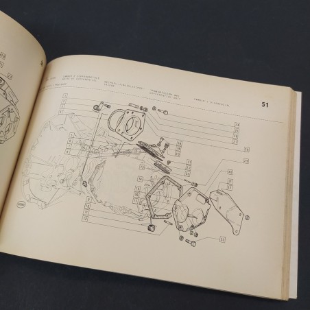 Catalogo parti di ricambio Fiat 127 Special, plurilingue, 1975. Sbiaditura