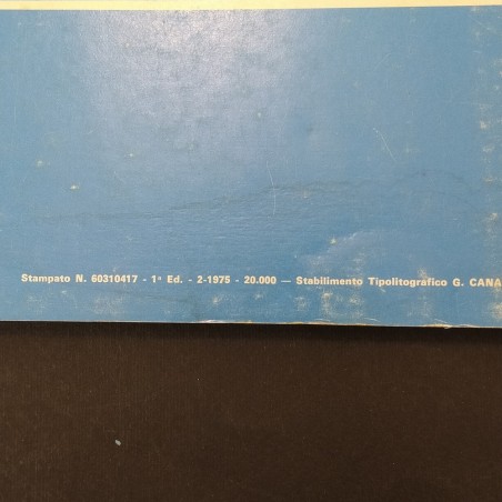 Catalogo parti di ricambio Fiat 127 Special, plurilingue, 1975. Sbiaditura