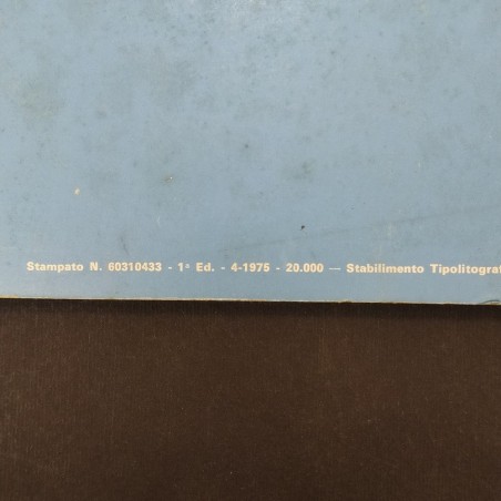 Fiat  Libretto uso e manutenzione vetture 126, 1975. Copertina sbiadita