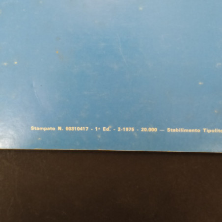 Fiat 127 Special Catalogo parti di ricambio, plurilingue, 1975. Nastro adesivo