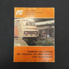 Libro Sommario delle norme per l'esercizio dei treni navetta con telecomando '84