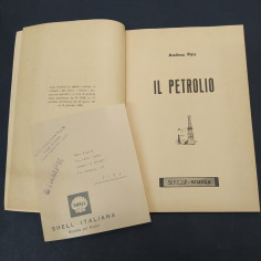 Libro Il petrolio, Andrea Pais, 1963, raccolta delle lezioni Sole 24 ore-Scuola 2