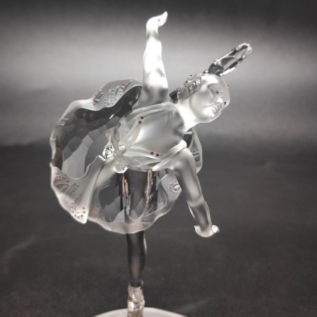 Cristallo Swarovski ballerina sulle punte h. 15 cm integra