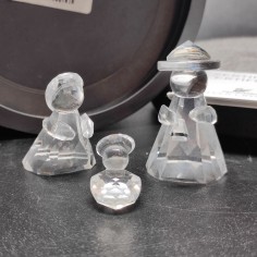 Presepe Swarovski Testa Madonna daneggiata riparata, gomma piuma secca 2