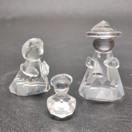 Presepe Swarovski Testa Madonna daneggiata riparata, gomma piuma secca