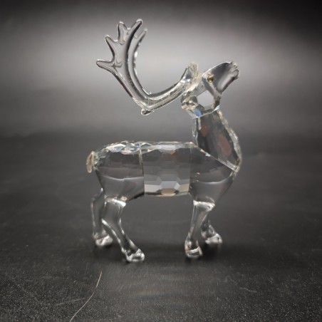 Cristallo Swarovski renna di Natale h. 8,5 cm art. 7475 Nr 000 602 cod 214821