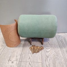 Set tombolo con supporto e fuselli in legno anni 50 2