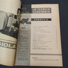 Rivista mensile La tecnica illustrata, giugno 1960, 500 Fiat Giardinetta 2