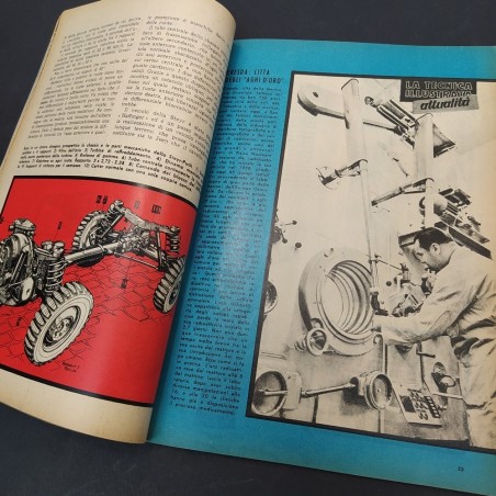 Rivista mensile La tecnica illustrata, giugno 1960, 500 Fiat Giardinetta