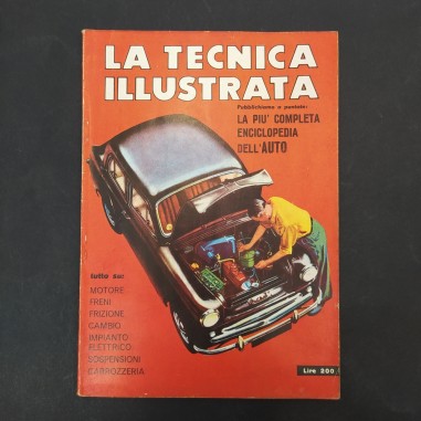 Rivista mensile La tecnica illustrata, giugno 1959. Ingiallimento della carta