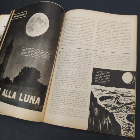 Rivista mensile La tecnica illustrata, giugno 1959. Ingiallimento della carta