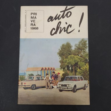 Rivista trimestrale Auto Chic! Anno V -Marzo-Aprile-Maggio N.5, 1968. Ingrigito