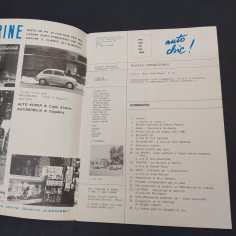 Rivista trimestrale Auto Chic! Anno V -Marzo-Aprile-Maggio N.5, 1968. Ingrigito 2