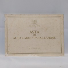 Libro Asta di auto e moto da collezione, Odescalchi 1982. Fioritura in copertina