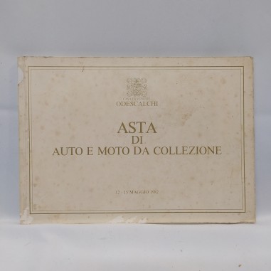 Libro Asta di auto e moto da collezione, Odescalchi 1982. Fioritura in copertina