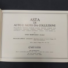 Libro Asta di auto e moto da collezione, Odescalchi 1982. Fioritura in copertina 2