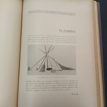 Libro Macchine e materiali stradali, Touring Club 1912. Buone condizioni