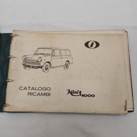 Catalogo Ricambi autovetture Mini t1000 Innocenti. Macchie e piccoli strappi '72