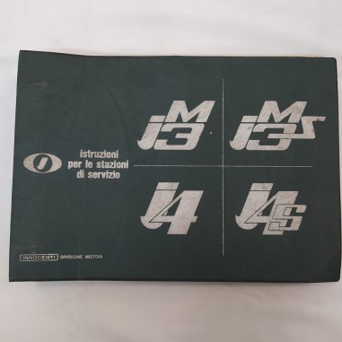 Manuale Istruzioni per le stazioni di servizio Innocenti JM3； JM3S； J4； J4S,1968