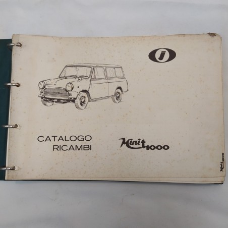 Catalogo Ricambi autovetture Mini 1000 Innocenti. Macchie e piccoli strappi '72