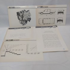 Alfa Romeo Cartella stampa mod. Alfa 90 - 2.0, 6V, 1985 con documenti e schede 2