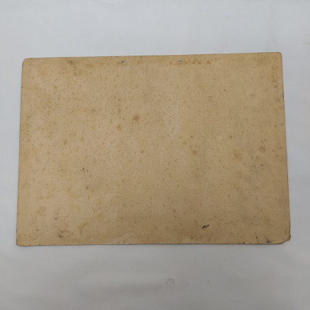 Cartello pubblicitario Cicli Irak 24x33 cm con fioritura della carta
