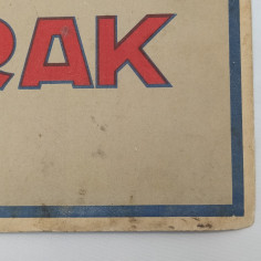 Cartoncino 24x33 cm promozionale dei Cicli Irak con macchie e fori di affissione 2