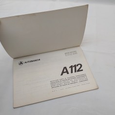 Catalogo parti di ricambio Autobianchi A112, 1969, copertina scurita 2