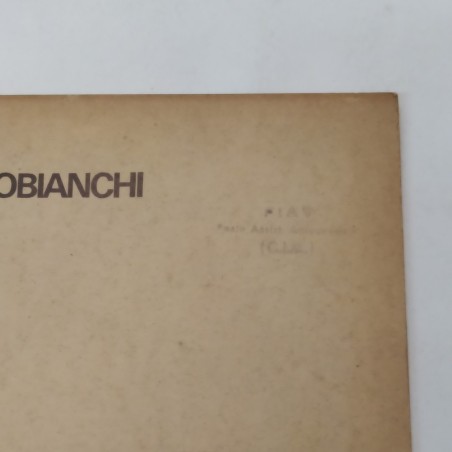 Catalogo parti di ricambio Autobianchi A112, 1969, timbro dell'assistenza