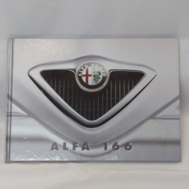 Libro Alfa Romeo "Ecco Alfa 166", 1998. Macchie e aloni in copertina