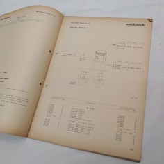 Autobianchi Notiziario tecnico n. 14, marzo 1966 con fori. Macchie d'officina 2
