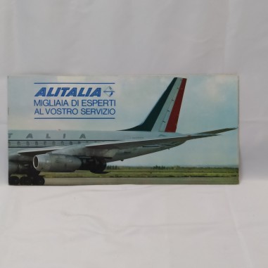 Opuscolo Alitalia Migliaia di esperti al vostro servizio. Buone condizioni