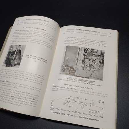 Manuale Installation and operation instructions caterpillar tractor n. 46, 1954