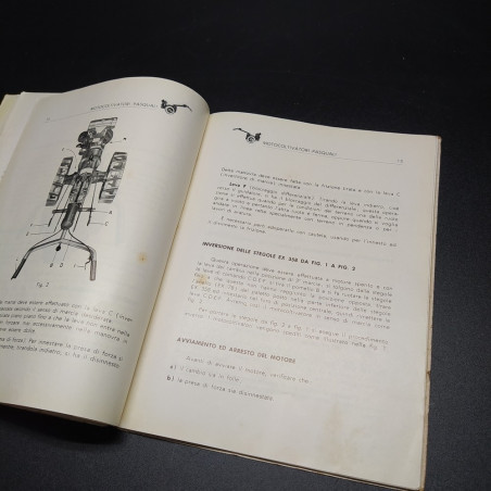 Manuale Motocoltivatore Pasquali, Officine Leonardo da Vinci, 1960