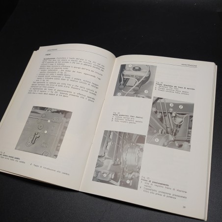 Libretto uso e manutenzione trattori Same Panther 95, 1979. Copertina sbiadita