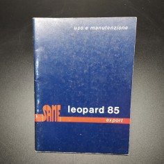 Libretto uso e manutenzione trattori Same Leopard 85, '79. Copertina sbiadita