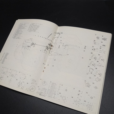 Libretto uso e manutenzione trattori Same Tiger six 105, '79. Copertina sbiadita
