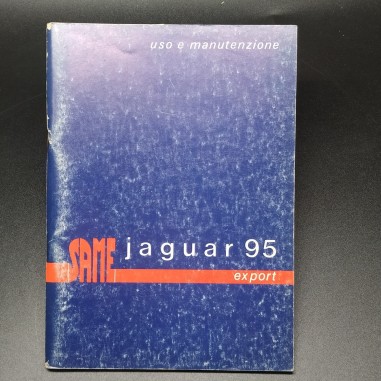 Libretto uso e manutenzione trattori Same Jaguar 96, '79. Copertina sbiadita